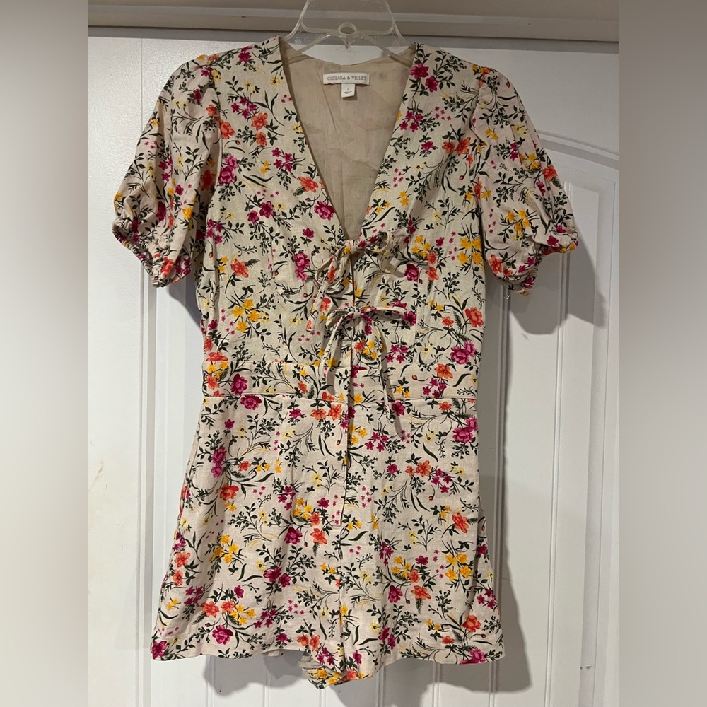 Chelsea & Violet floral romper size S